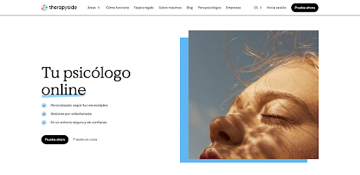 Header image for Therapyside - Online therapy