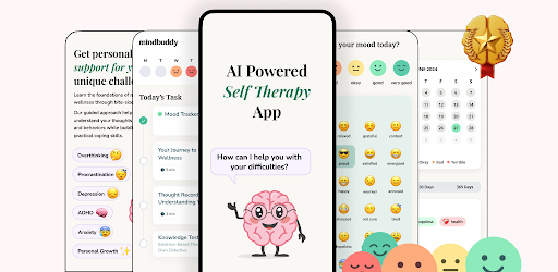Header image for MindBuddy: Mood Journal & CBT