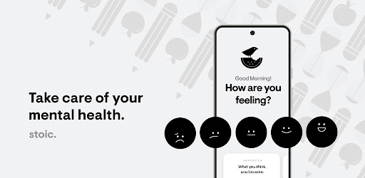 Header image for stoic journal & mental health