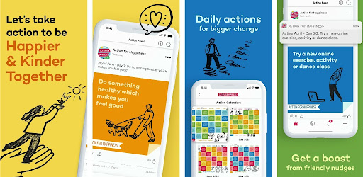 Header image for Action for Happiness: Get Tips