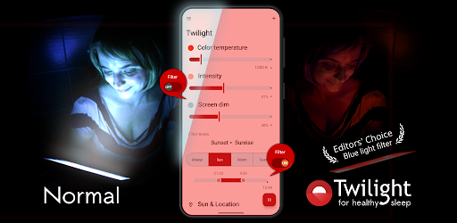 Header image for Twilight: Blue light filter