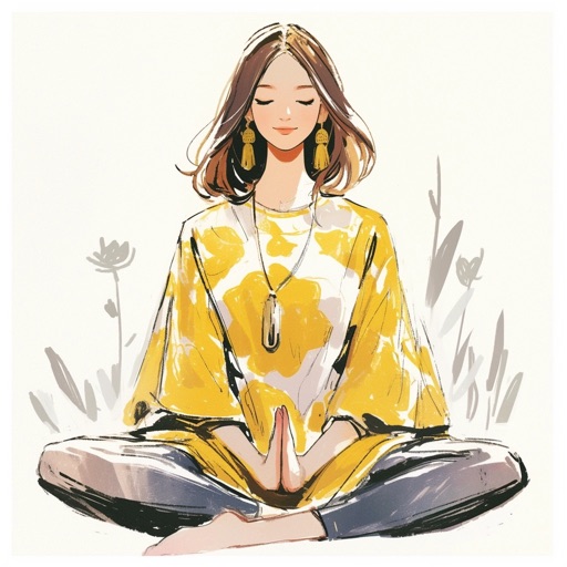 Easy, quick, simple meditation logo